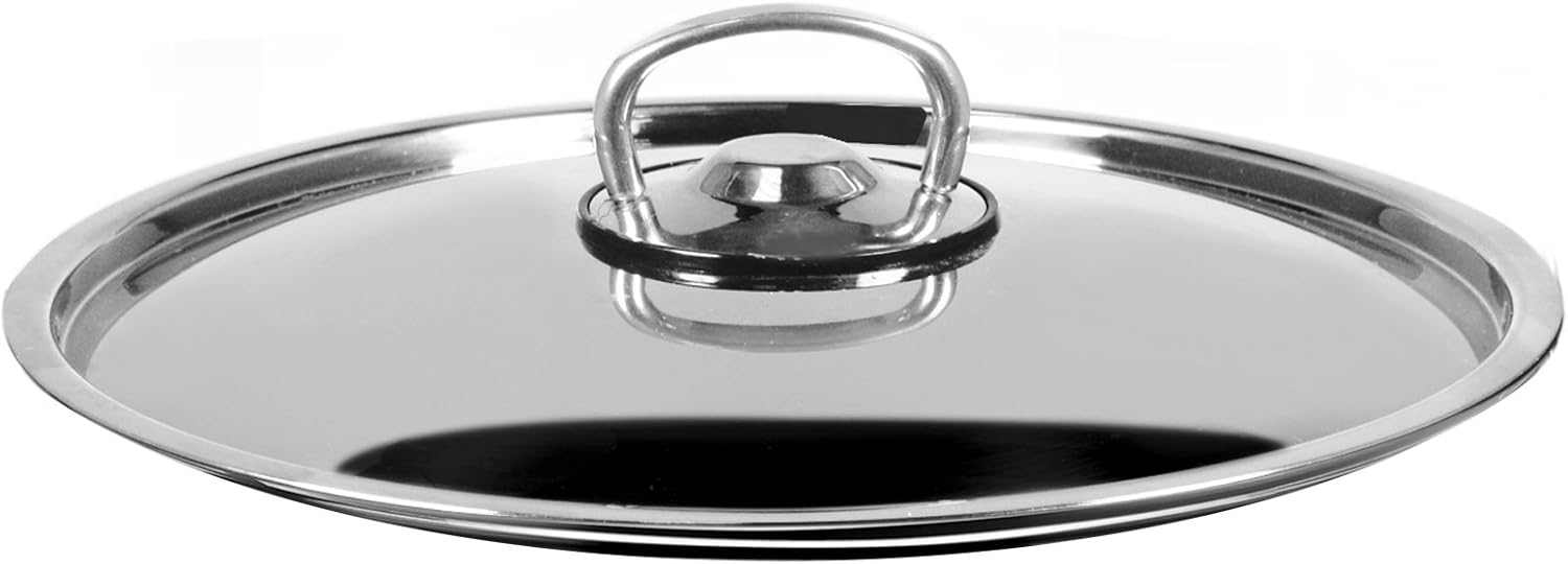 Aeternum Divine Stainless Steel Lid 18cm — tempered glass